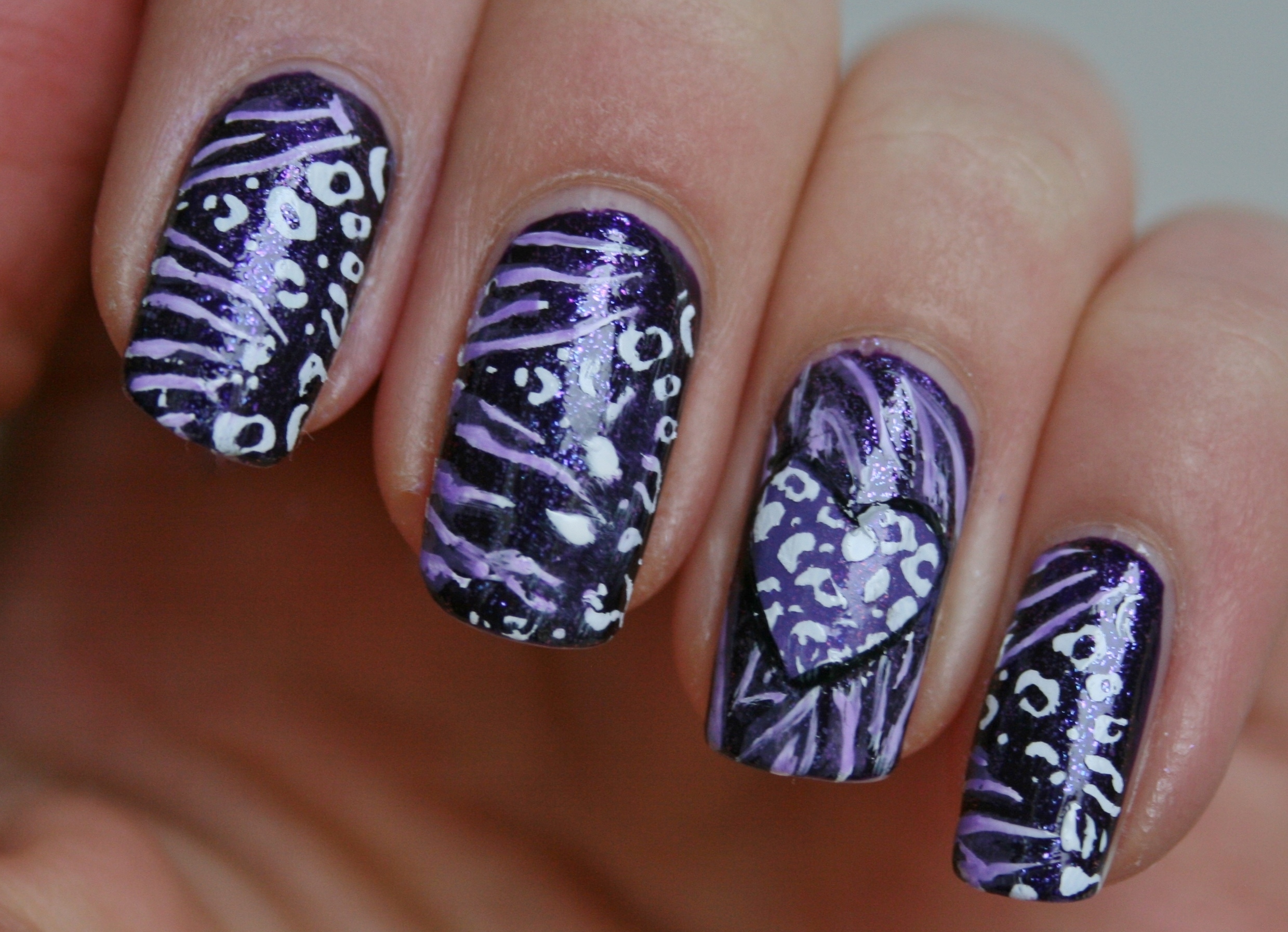 Luipaard & zebra print nail art + tutorial